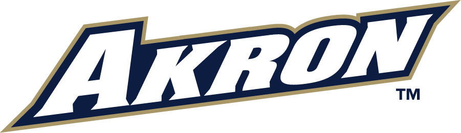 Akron Zips 2018-Pres Wordmark Logo v2 diy iron on heat transfer